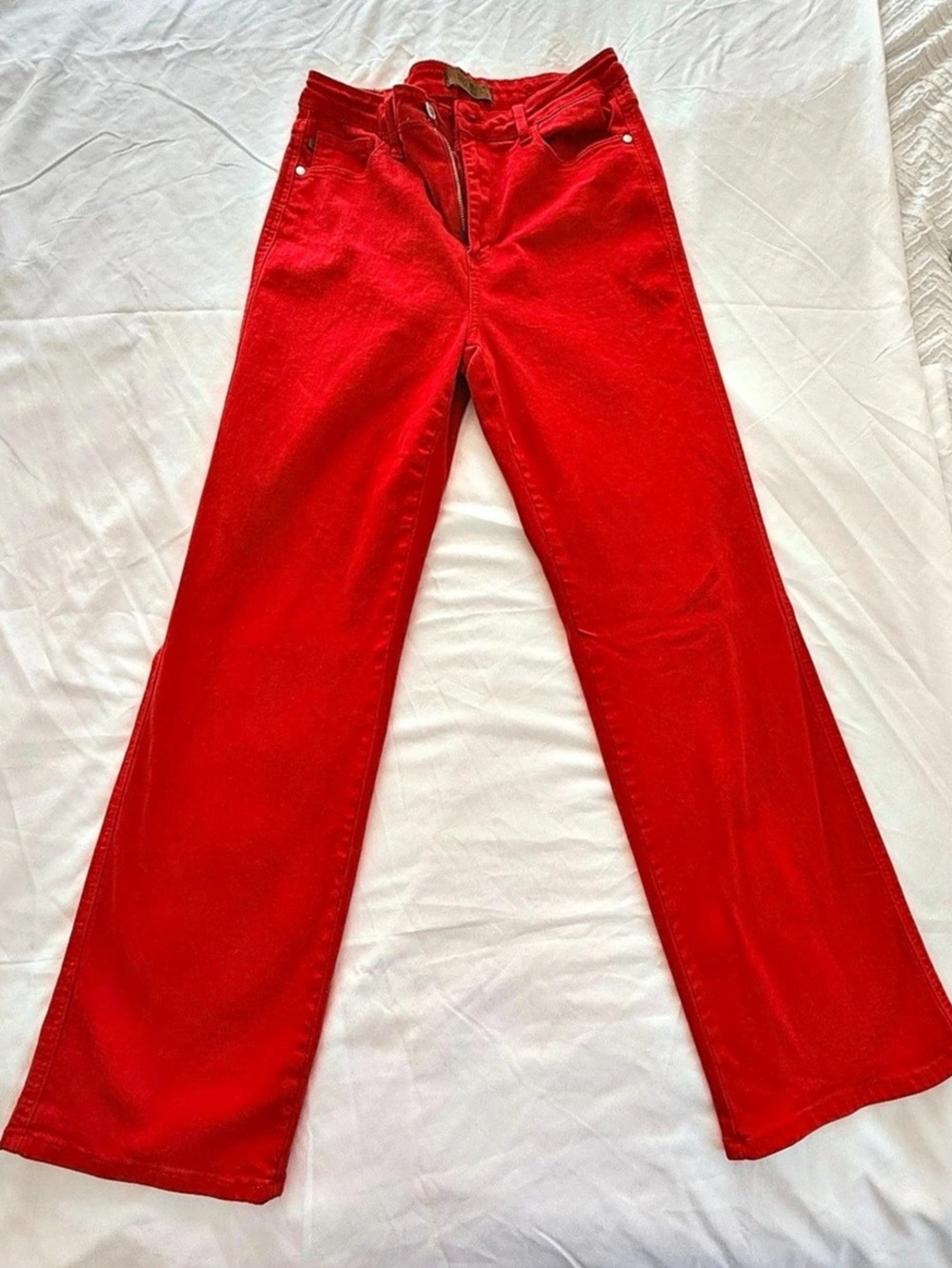 Judy Blue Flare Jeans Red Waist 11/30